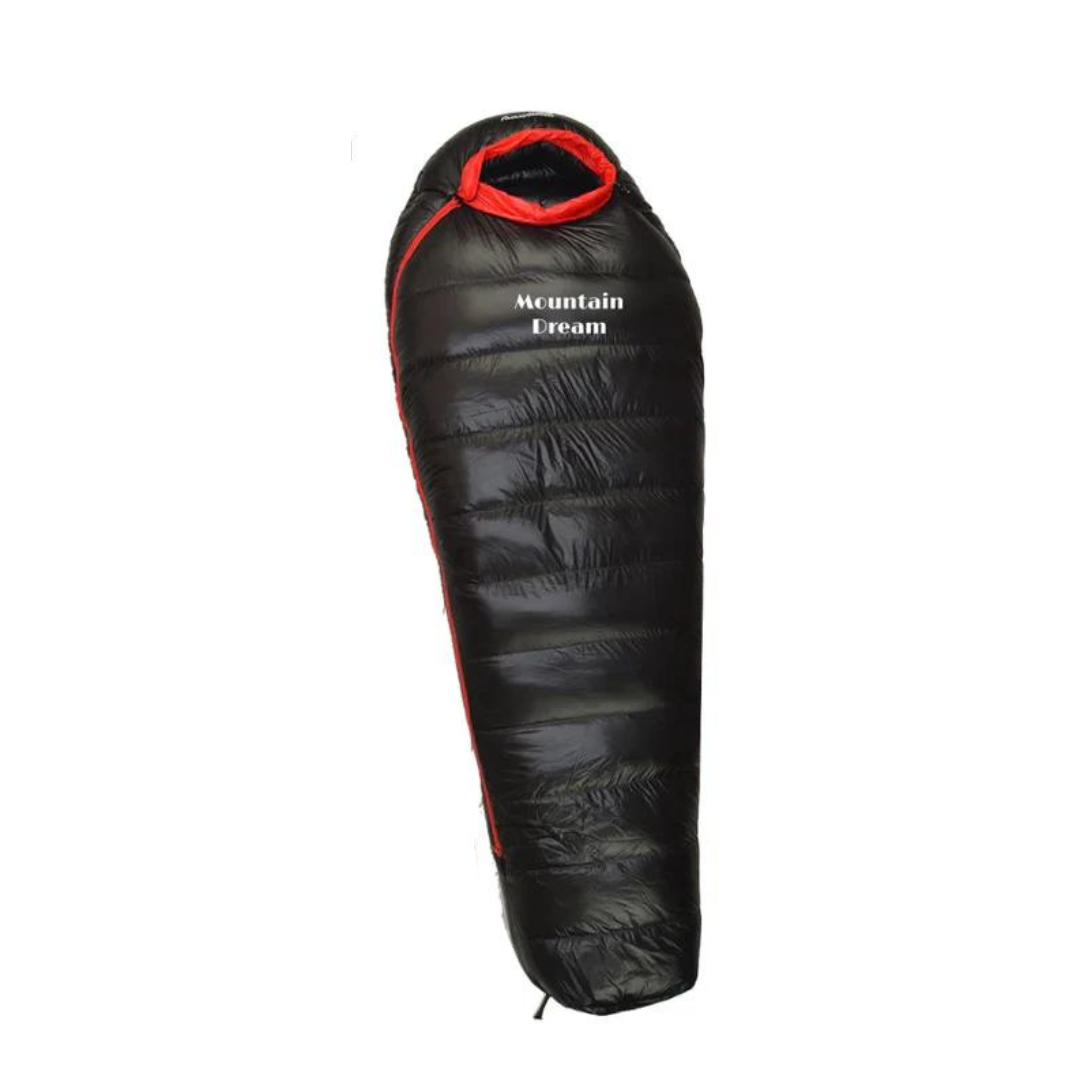 Cold Weather Down Sleeping Bag for Winter Camping, Backpacking & Outdoor Adventures – Lightweight Insulated Mummy Bag with Hood | Thomler