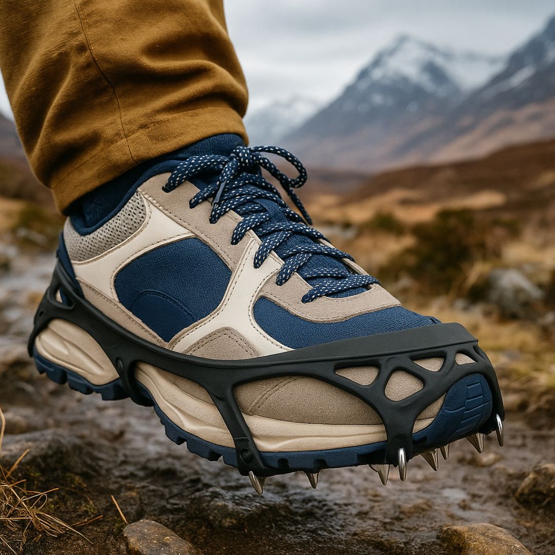 Ice Traction Cleats for Shoes & Boots – Walk Safe on Snow & Ice | Winter Grip Spikes for Men & Women | Thomler