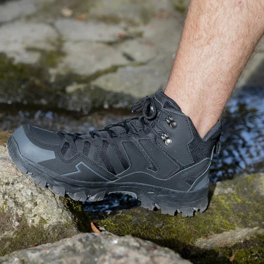 Cushioned High-Top Hiking Boots with Ankle Support for Men & Women – Waterproof Trail Shoes for Outdoor Adventures & Travel | Thomler
