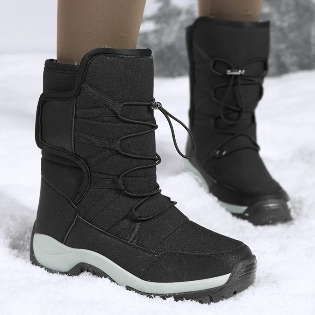 Waterproof Insulated Winter Boots for Men & Women – Slip-On Snow Boots with Plush Lining & Non-Slip Rubber Sole for Cold Weather Hiking & | Thomler