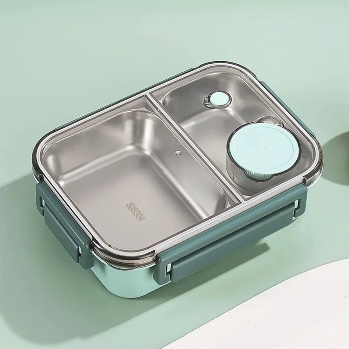 Lunch Box Insulated Stainless Steel Compact Leakproof Food Container Work School Travel Meal Storage | Thomler