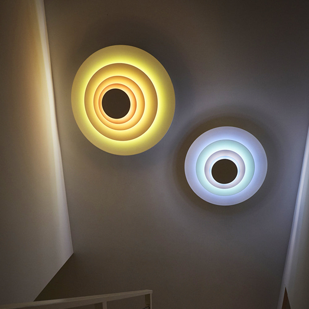 Colorful Round Metal Wall Sconce for Living Room, Bedroom & Dining Room – Modern Indoor Lighting Fixture | Thomler