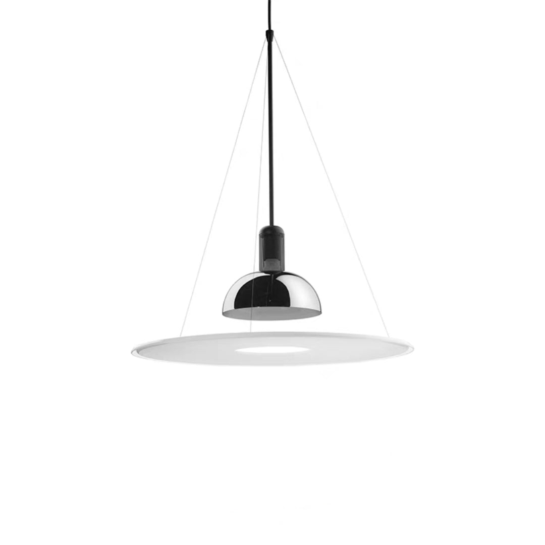 Contemporary Bell-Shaped Glass Pendant Light with Metal Canopy for Kitchen Island & Dining Room | Thomler