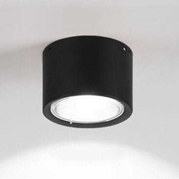 Modern Cylinder Surface Mount LED Downlight – Black White Beige Iron & Acrylic – 500 to 1200 Lumens Hardwired Fixture for Kitchen Hallway | Thomler