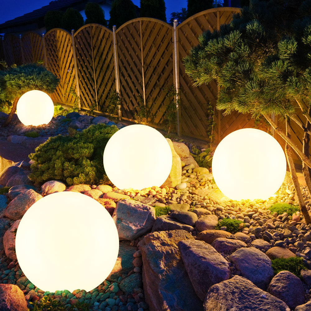 Rechargeable LED Sphere Light for Outdoor & Indoor Use – Cordless Color-Changing Globe Lamp for Patio, Yard, Deck & Events | Thomler