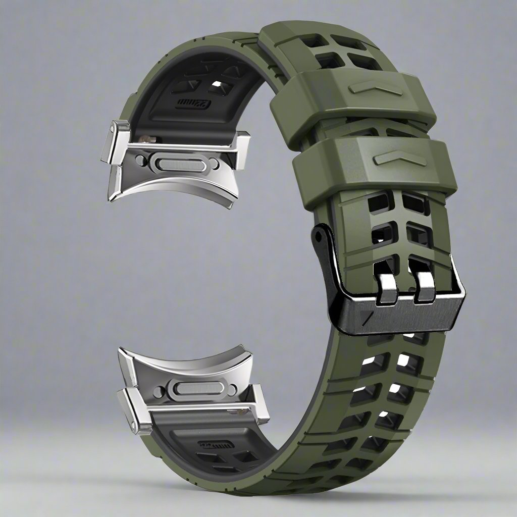 Flexible Silicone Galaxy Watch Ultra Band – Sport Strap for 47mm Ultra, Ultra 2 & 2025 Models – Adjustable Buckle Replacement Wristband | Thomler
