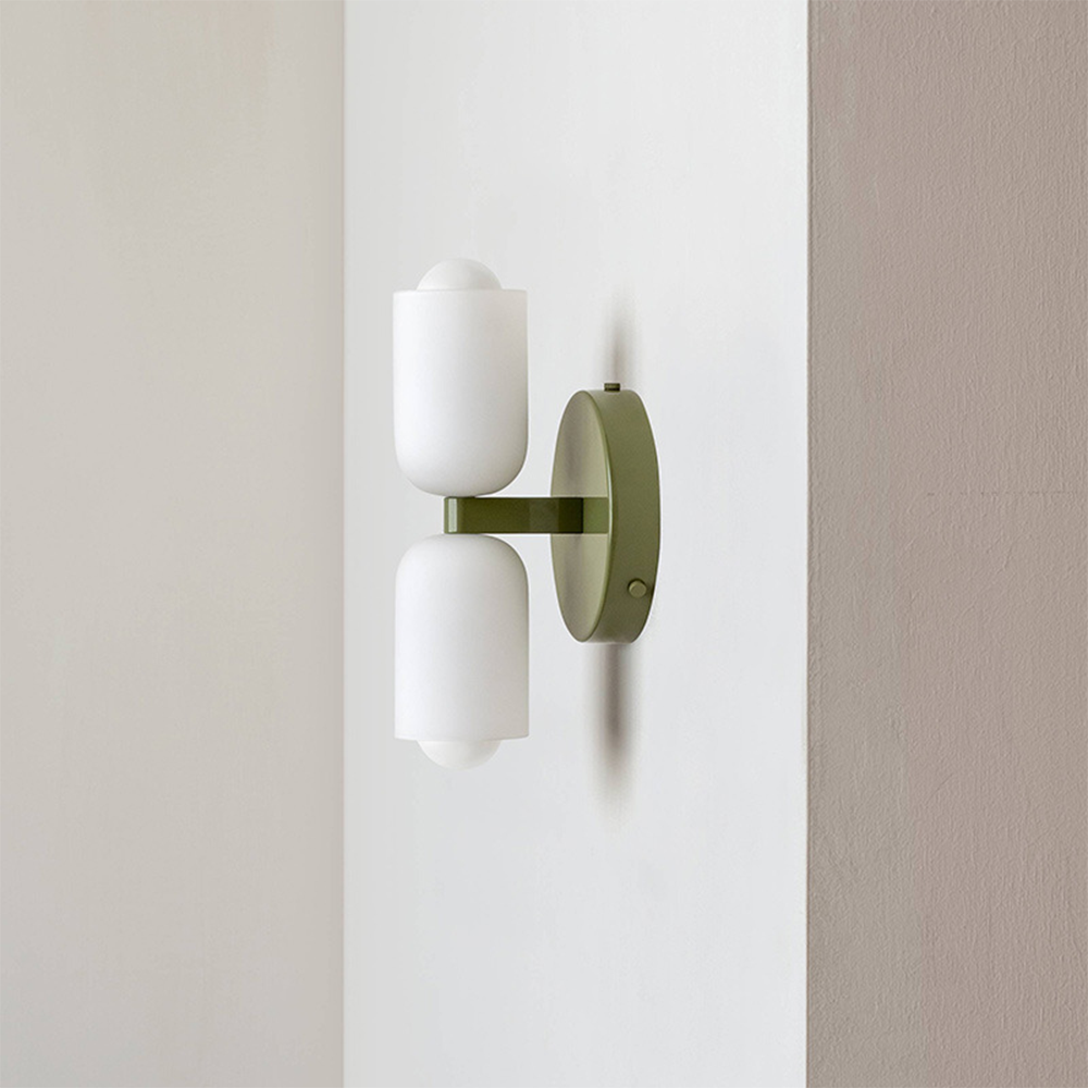 Cylindrical Acrylic Wall Sconce with Dual-Direction Glow for Bedroom & Hallway | Thomler
