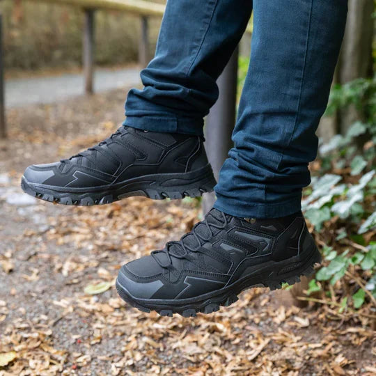 Cushioned High-Top Hiking Boots with Ankle Support for Men & Women – Waterproof Trail Shoes for Outdoor Adventures & Travel | Thomler