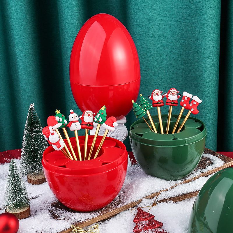 Holiday Flatware Set – Festive Spoons & Forks with Christmas Charm for Elegant Dining & Table Decor | Thomler