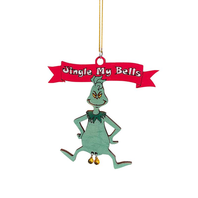Funny Holiday Tree Ornament with Jingling Bells – Humorous Christmas Decoration for Home | Thomler