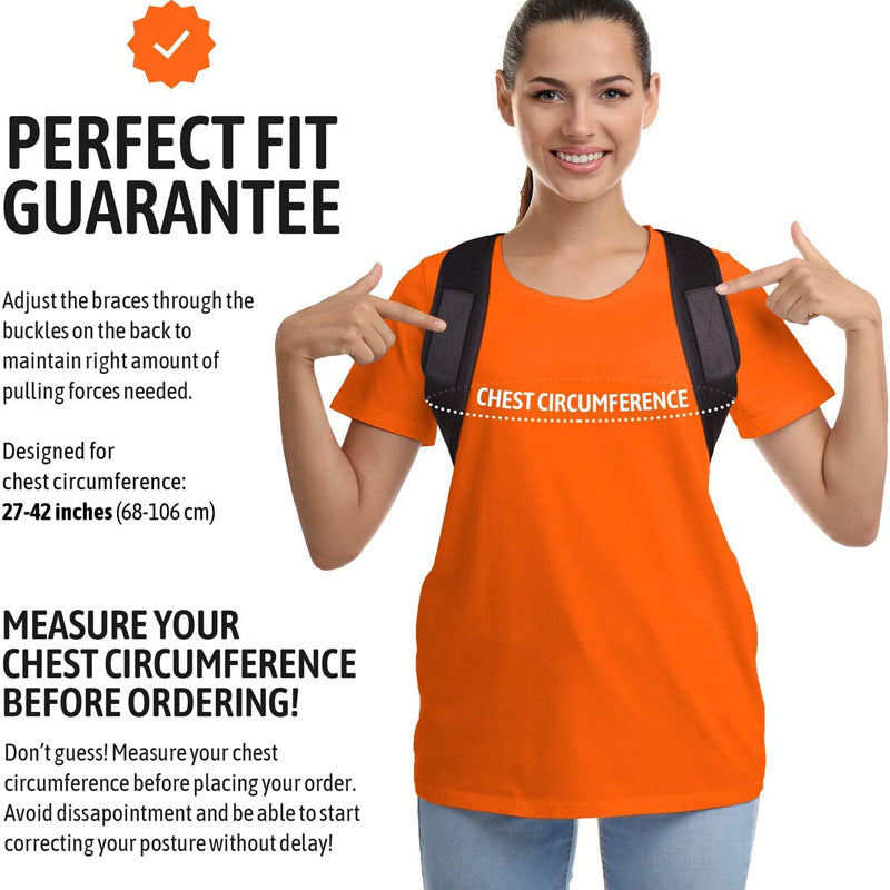 Posture Support Brace for Upper Back and Shoulders – Adjustable Alignment Trainer for Men and Women | Thomler
