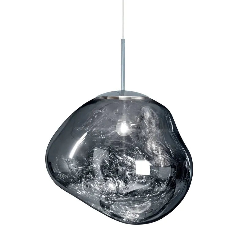 Pendant Light Acrylic 38.0 cm Warm White Living Room Dining Room Organic Lava Effect Hanging Ceiling Lamp E27 | Thomler