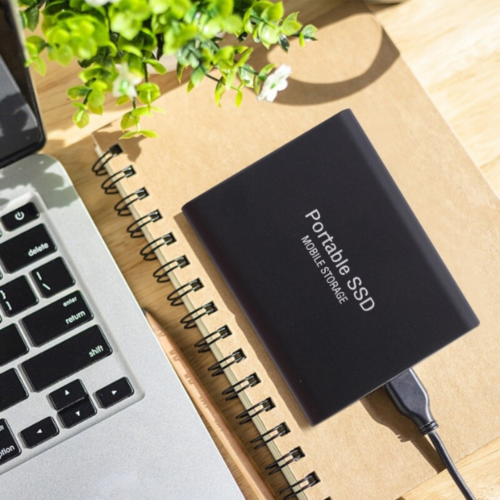 External Solid State Drive Impact-Resistant 1 TB Portable Storage USB 1050 MB/s Fast File Transfer | Thomler