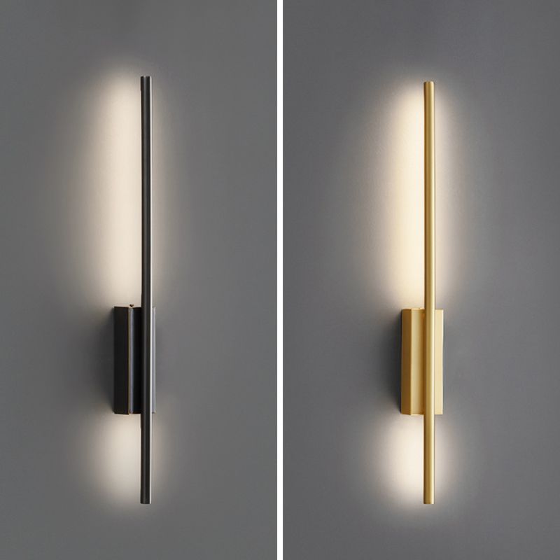 Contemporary Linear LED Wall Light with Metal Frame and Acrylic Diffuser for Bedroom and Living Room | Thomler
