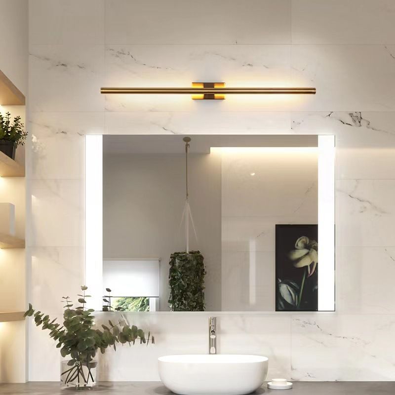 Contemporary Linear LED Wall Light with Metal Frame and Acrylic Diffuser for Bedroom and Living Room | Thomler