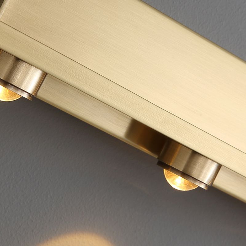 Contemporary Geometric Sconce with Flowing Panels for Vanity & Hallway – 3/5/7 LEDs | Thomler