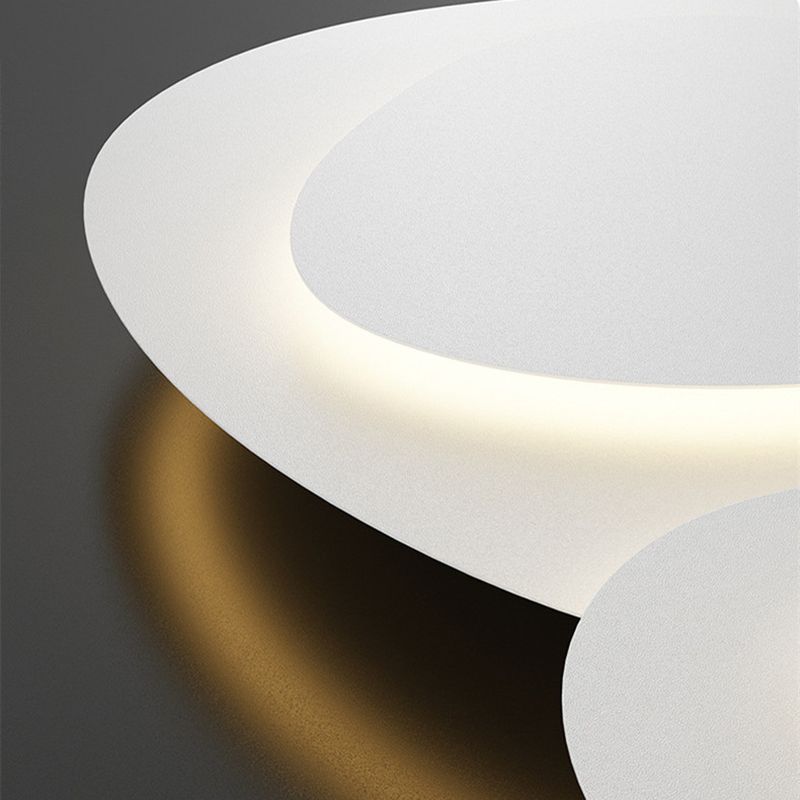 Modern White Cloud Metal Ceiling Light Flush Mount for Bedroom Living Room Dining Room | Dimmable LED Surface Mount Fixture | Thomler