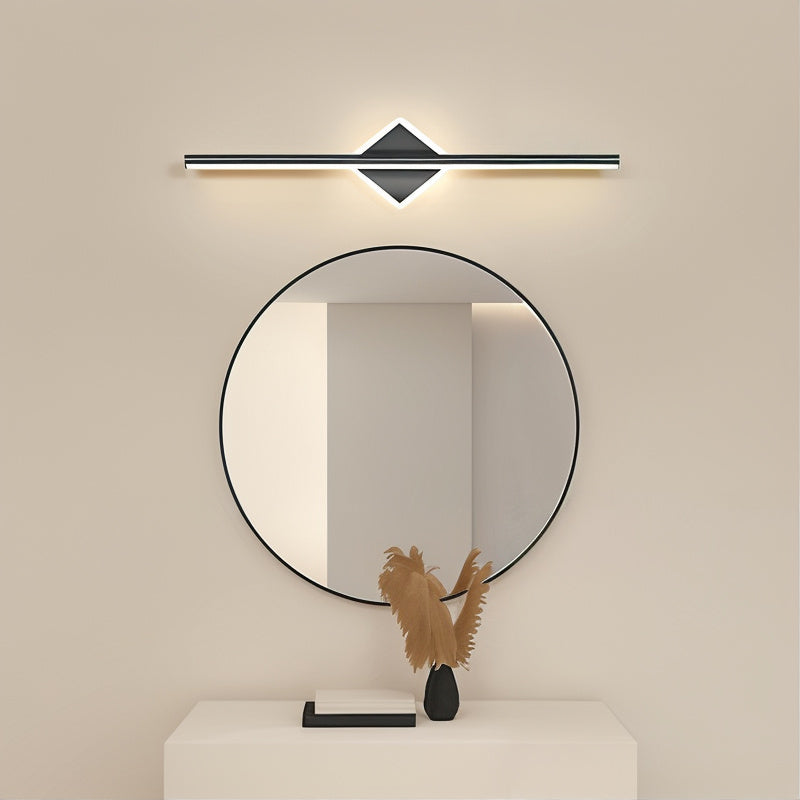 LED Wall Sconce Black & Gold Metal Modern Geometric Light Fixture for Living Room Bedroom Bathroom Warm White Accent Lighting | Thomler