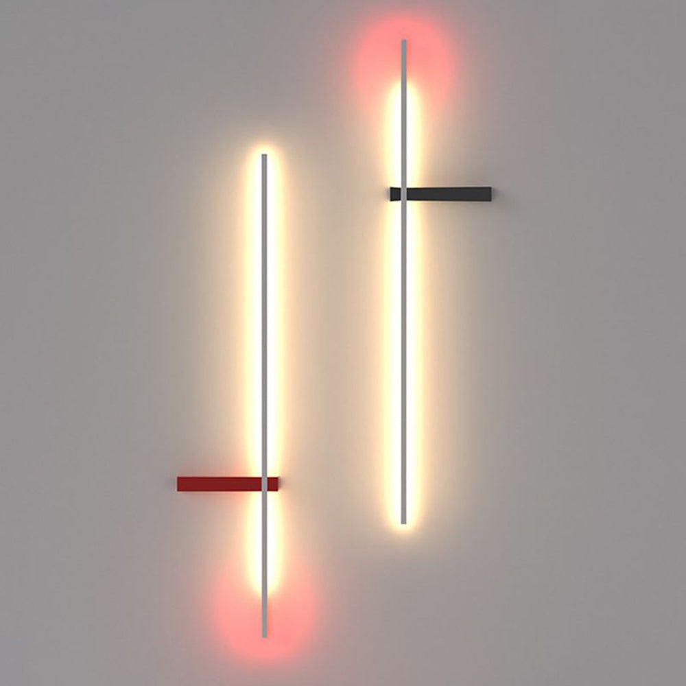 Dual-Tone Linear LED Wall Sconce – Modern Metal & Acrylic Light for Dining Rooms, Living Rooms & Home Offices | Thomler
