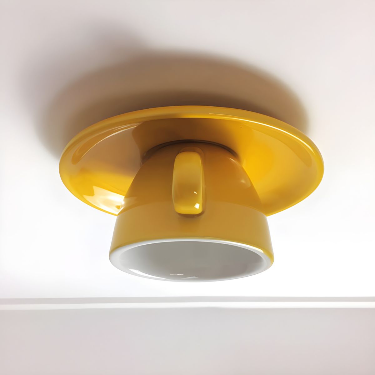 Soft-Hued Ceramic Pendant Light – Geometric Multi-Shade Ceiling Fixture for Living Room, Bedroom & Dining – Hardwired Modern Hanging Lamp | Thomler