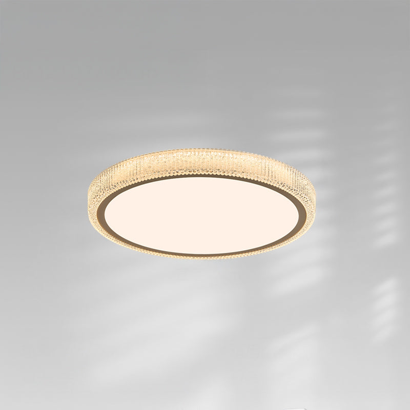 Ceiling Light Metal Acrylic 16 in Round 22W Bedroom Modern Flush Mount Fixture | Thomler