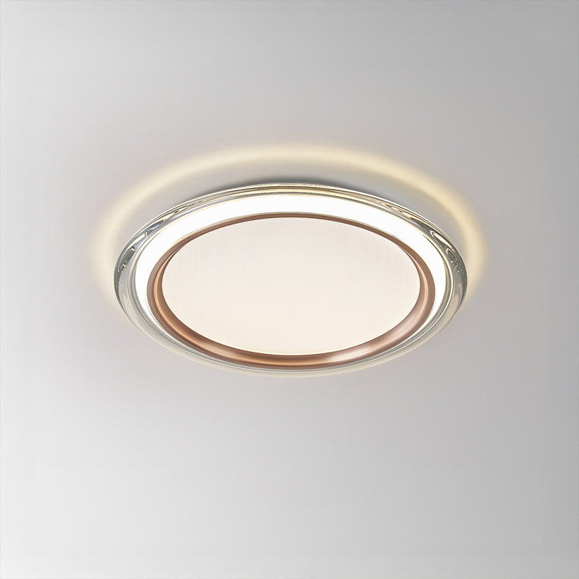 Ceiling Light Metal 14 in Flush Mount Bedroom Acrylic Warm White LED 25W Modern Lighting Fixture | Thomler