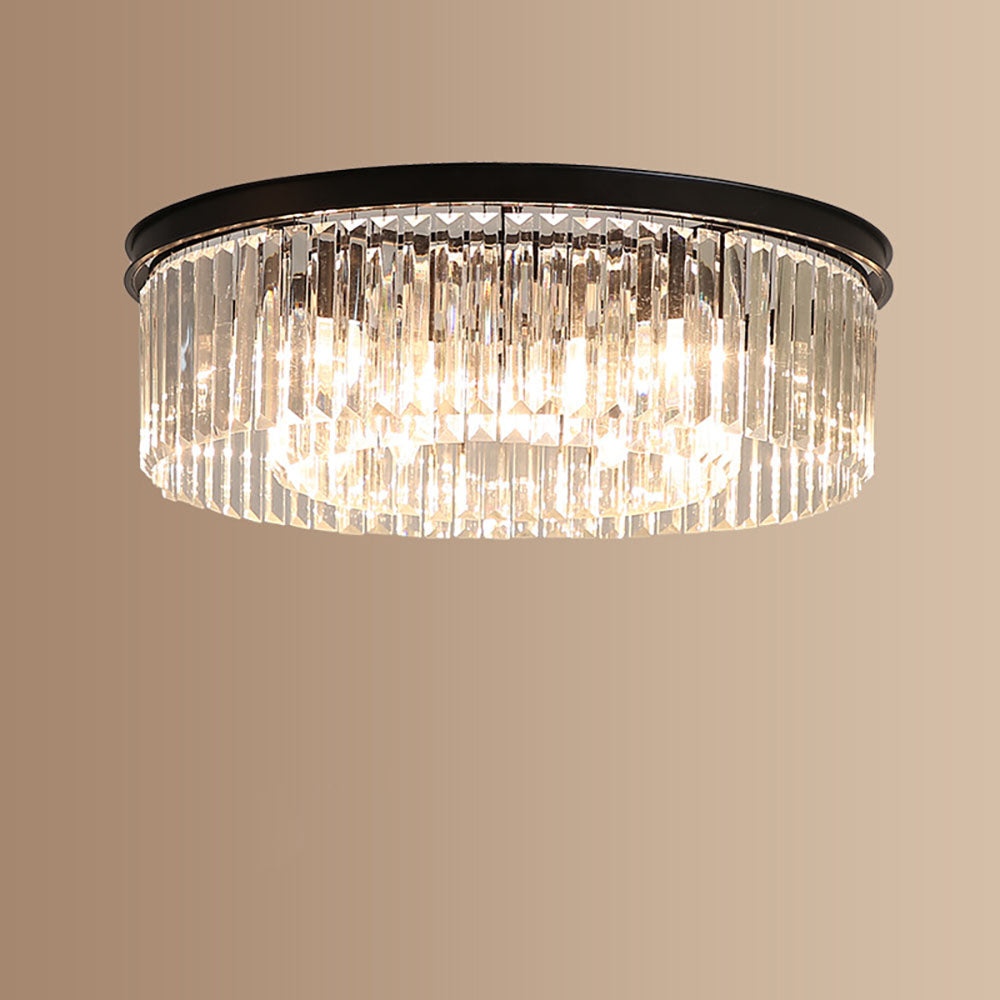 Ceiling Lamp Iron Crystal 40.0 cm Gold Living Room Hallway Bedroom Lighting Fixture | Thomler