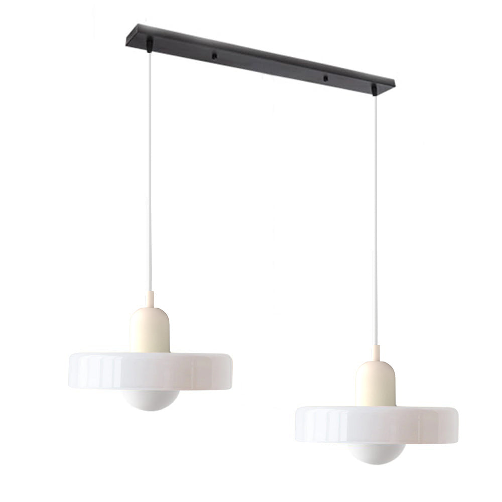 Pendant Light Glass Double Shade G9 35.0 cm Dining Room Kitchen Island Ceiling Fixture Modern Hanging Lamp | Thomler