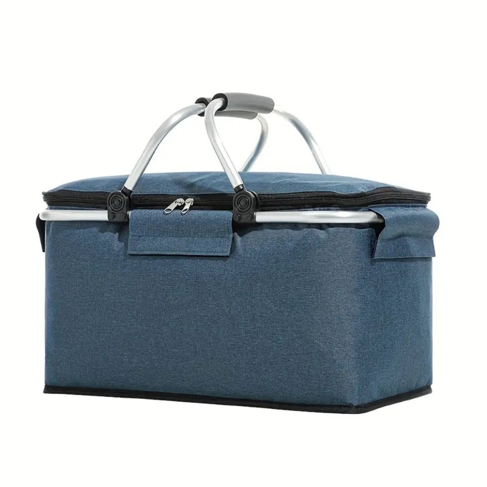18L Collapsible Insulated Cooler Bag – Foldable Thermal Tote for Picnics, Camping & Beach Trips | Thomler