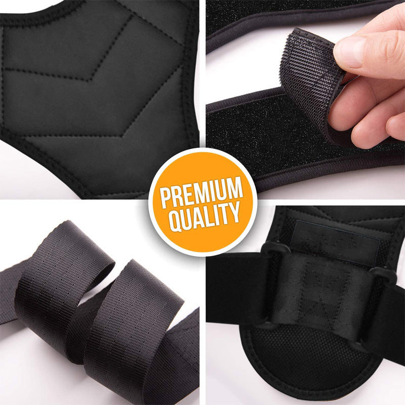 Posture Support Brace for Upper Back and Shoulders – Adjustable Alignment Trainer for Men and Women | Thomler