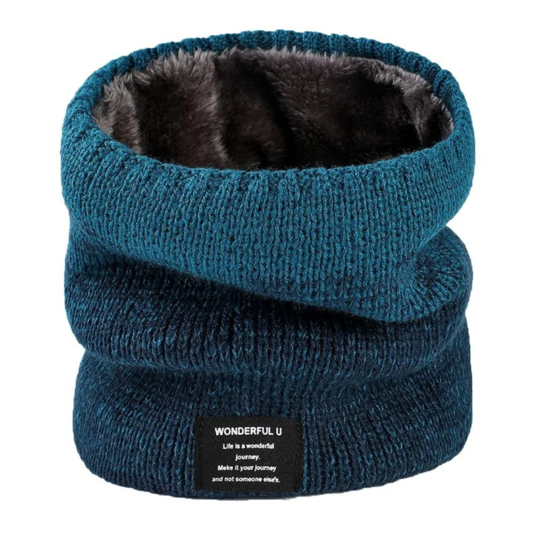 Fleece-Lined Knit Neck Warmer for Cold Weather Protection | Winter Scarf Gaiter for Men & Women | Thermal Neck Wrap for Outdoor Activities | Thomler
