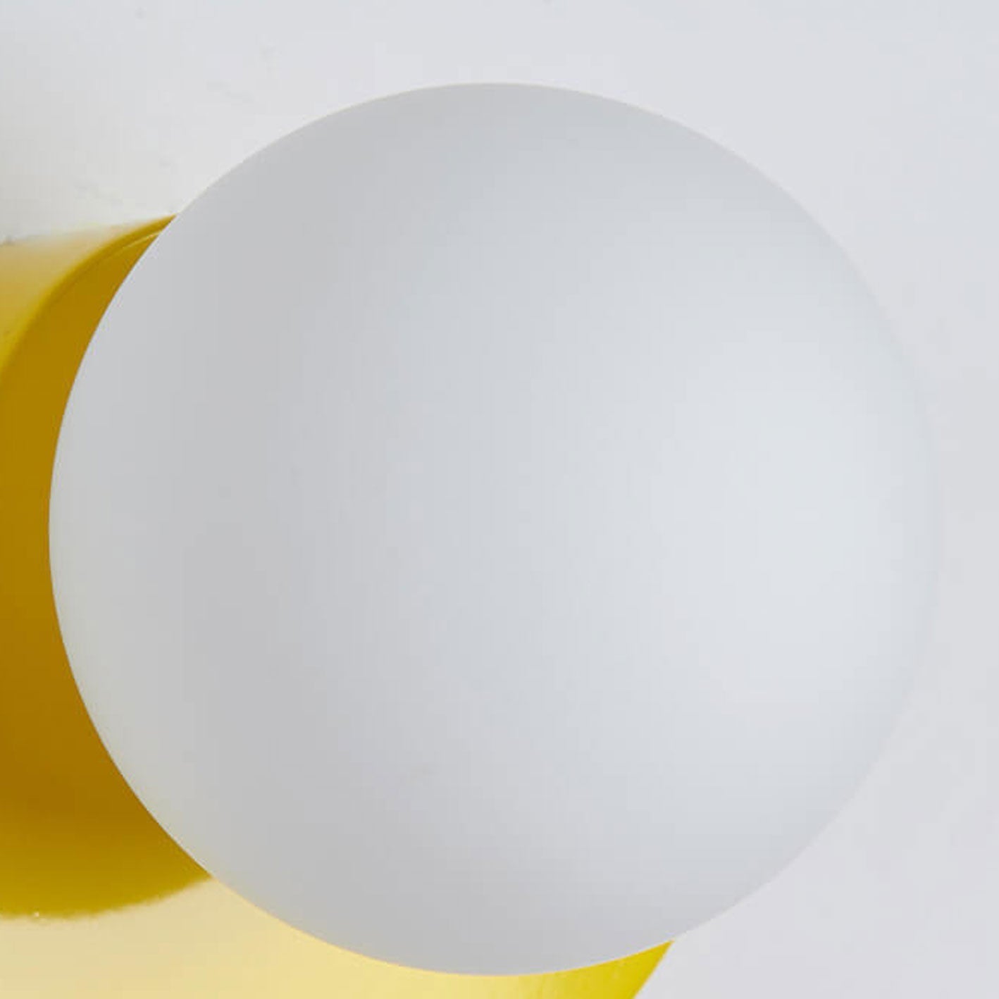 Half-Moon Glass Wall Sconce with Colorful PVC Globe for Living Room & Bedroom | Modern Indoor Accent Lighting Fixture | Thomler