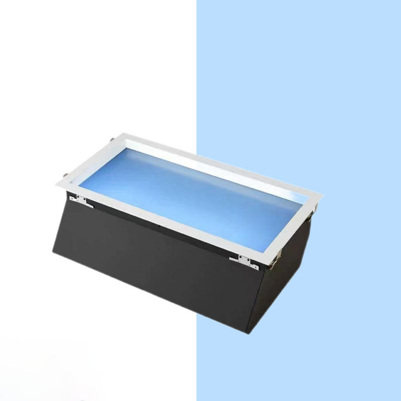 Ceiling Lamp Metal LED 60.0 cm x 30.0 cm Daylight Simulation Living Room Bedroom Recessed Smart Skylight Light | Thomler