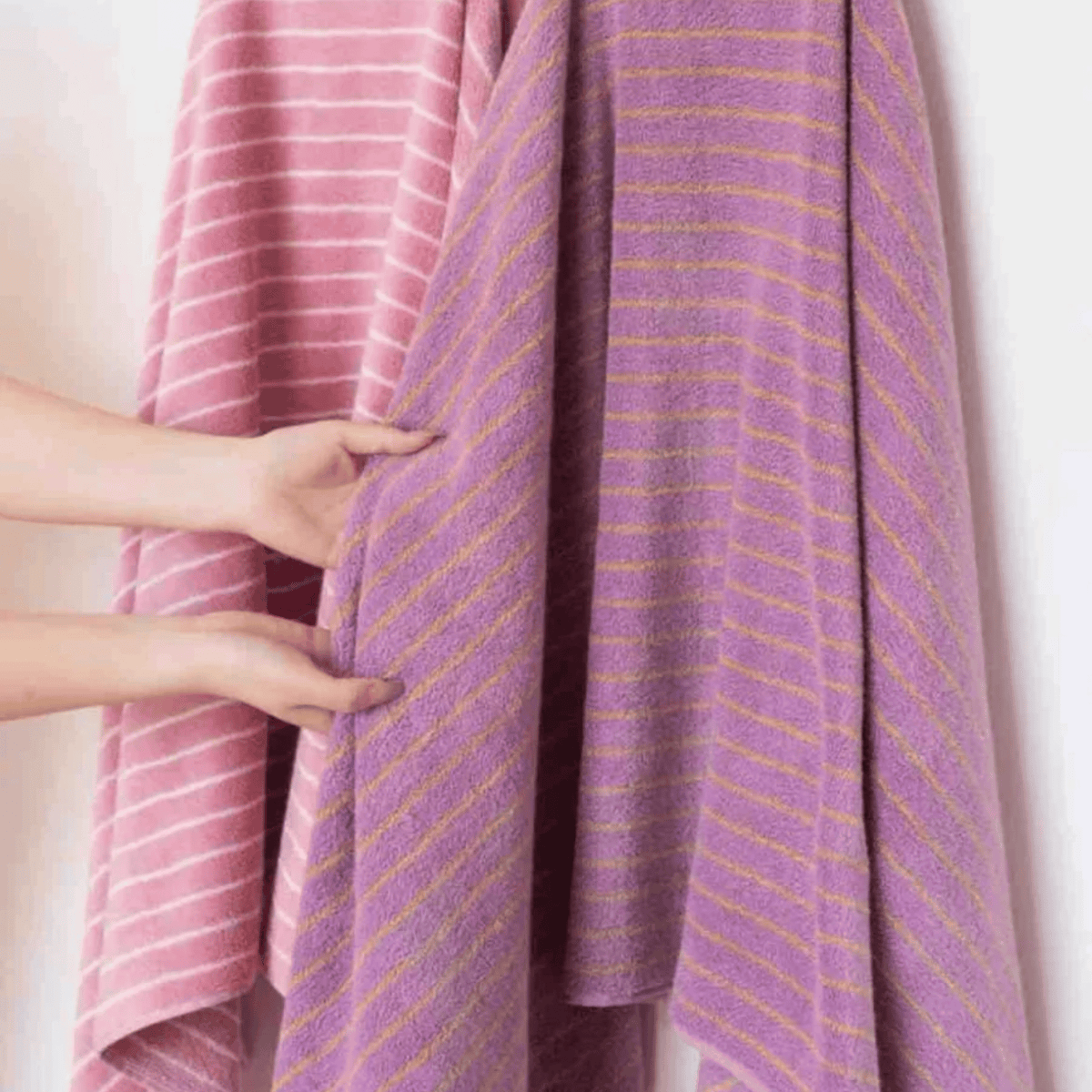 Striped All-Cotton Bath Towel – Soft, Fast-Drying & Classic Design for Bathroom & Beach | Thomler