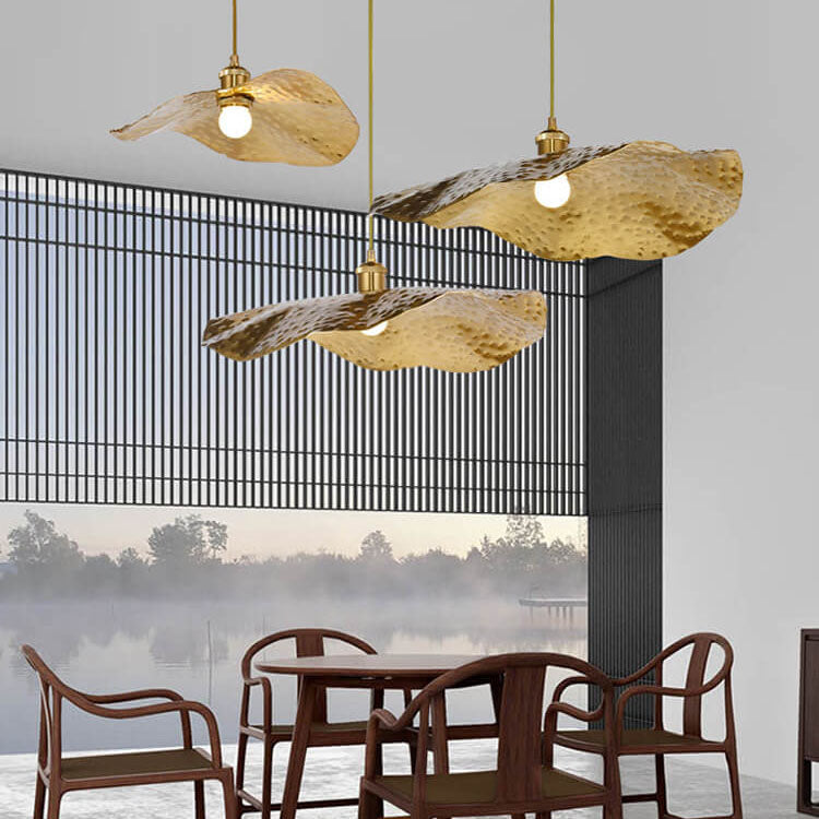 Pendant Light Electroplated Iron 11.8 in Adjustable Modern Living Room Restaurant Bar Hanging Ceiling Lamp | Thomler
