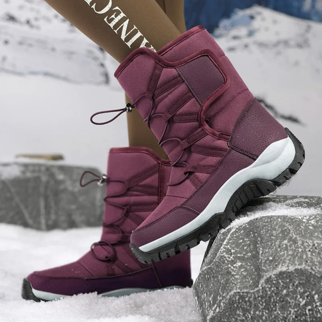 Waterproof Insulated Winter Boots for Men & Women – Slip-On Snow Boots with Plush Lining & Non-Slip Rubber Sole for Cold Weather Hiking & | Thomler