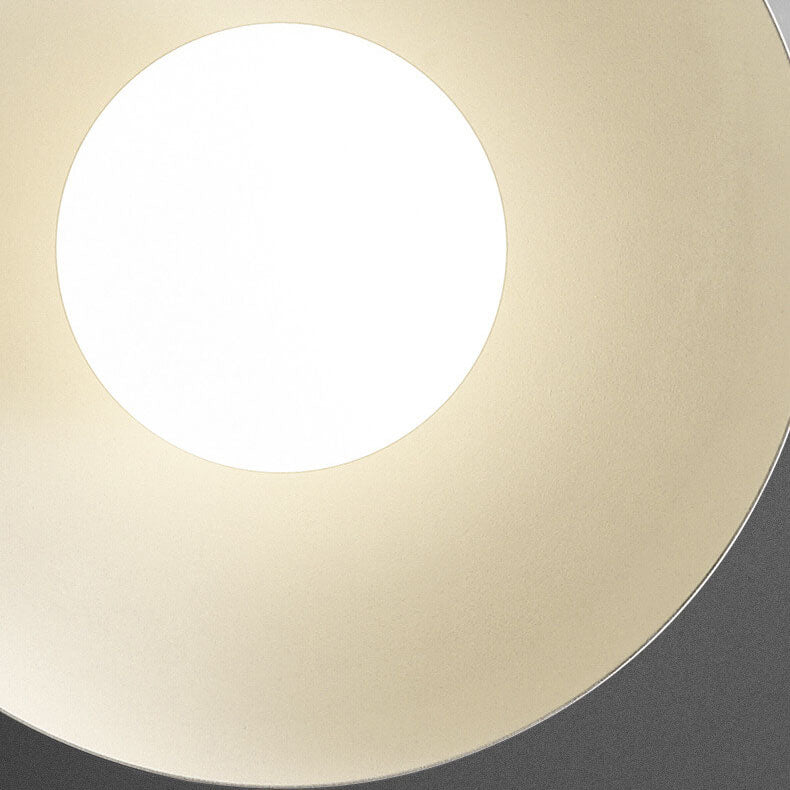 Semi-Flush Mount Light Iron 11.8 in Black Hallway Living Room Bedroom Modern Ceiling Fixture Soft Ambient Lighting | Thomler