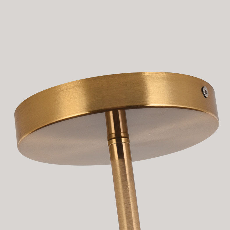 12 in Round Zen Ceiling Light with Wood-Look Frame & LED Glow for Bedroom Living Room | Thomler