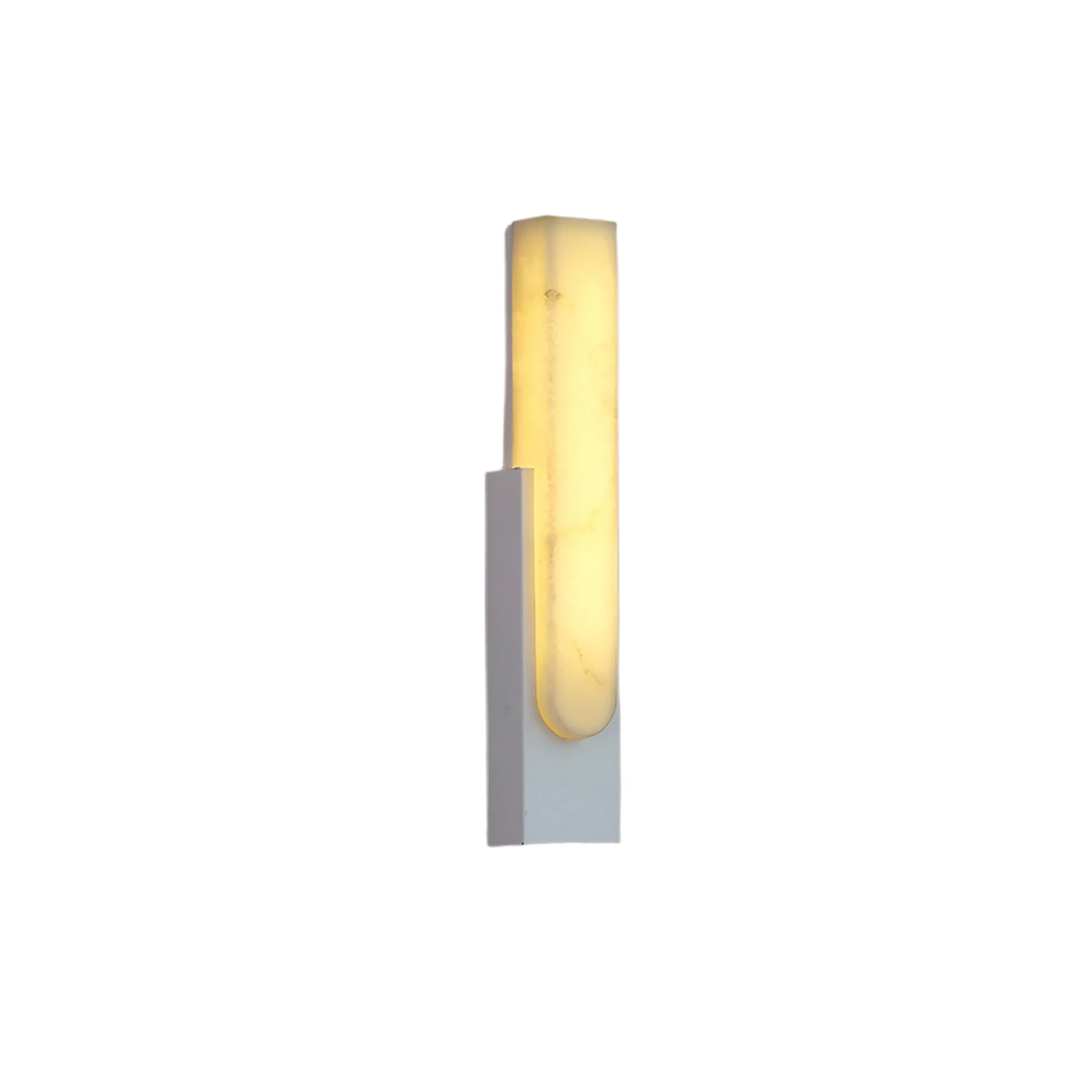 Wall Lamp Alabaster 19.7 in Gold LED Bedroom Hallway Modern Sconce Lighting Fixture | Thomler