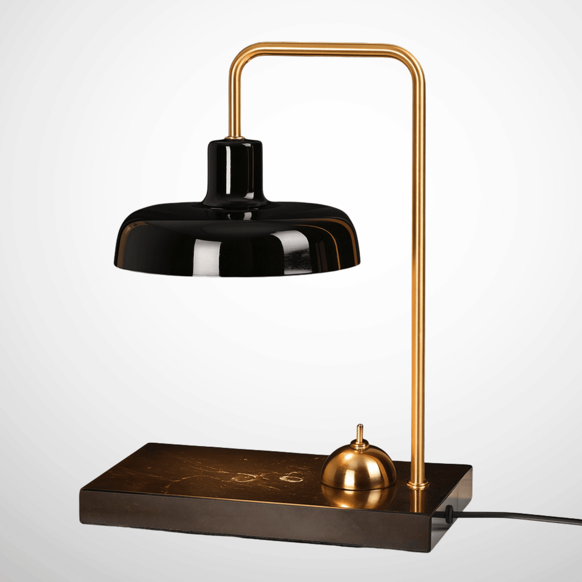 Stone Wax Melting Lamp with Adjustable Arm for Scented Candles & Ambient Reading Light | Thomler