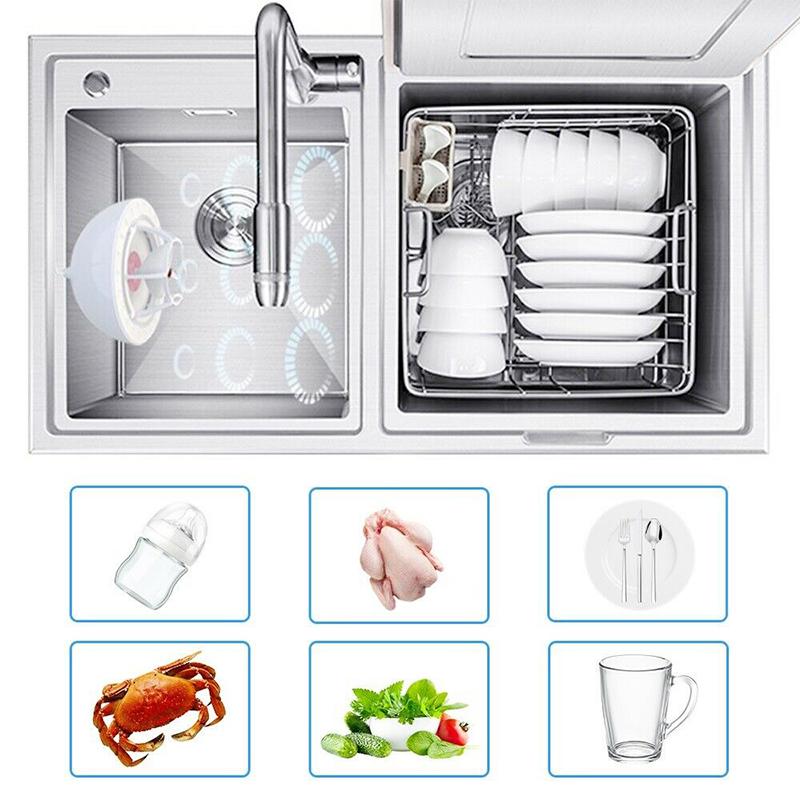 Compact USB-Powered Ultrasonic Cleaning Device for Dishes Glasses Jewelry & Produce 10W 5V Travel-Friendly Bowl Scrubber | Thomler