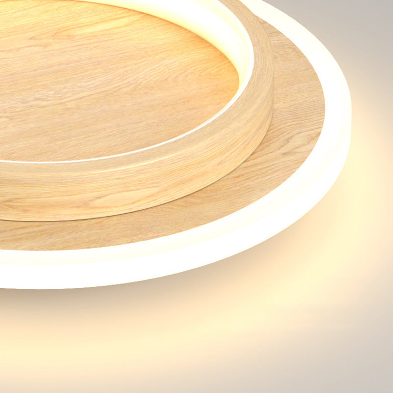Ceiling Light Aluminium Acrylic LED 24.0 cm Halo Hallway Bedroom Flush Mount Ring Lighting Modern Interior Fixture | Thomler