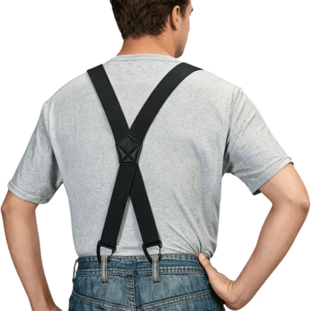 Adjustable Suspenders for Men – Classic Y-Back & X-Back Elastic with Metal Clips for Everyday Wear & Formal Events | Thomler