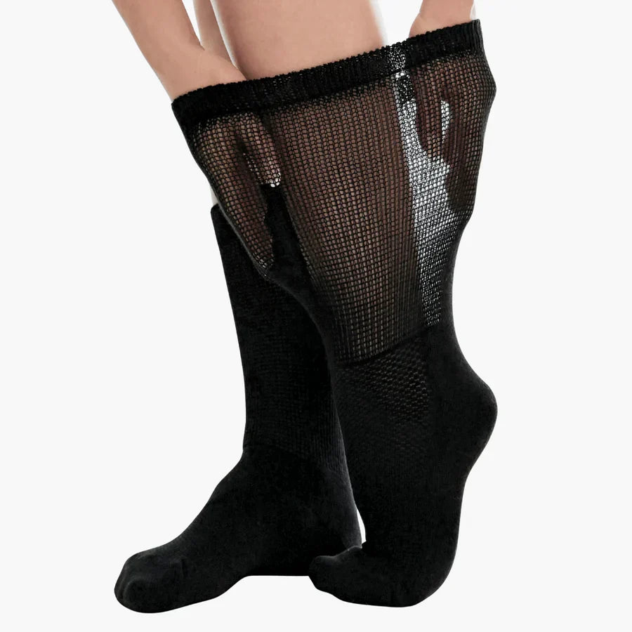 Seamless Diabetic Socks for Neuropathy & Circulation Support – Non-Binding Cushioned Foot Care | Thomler