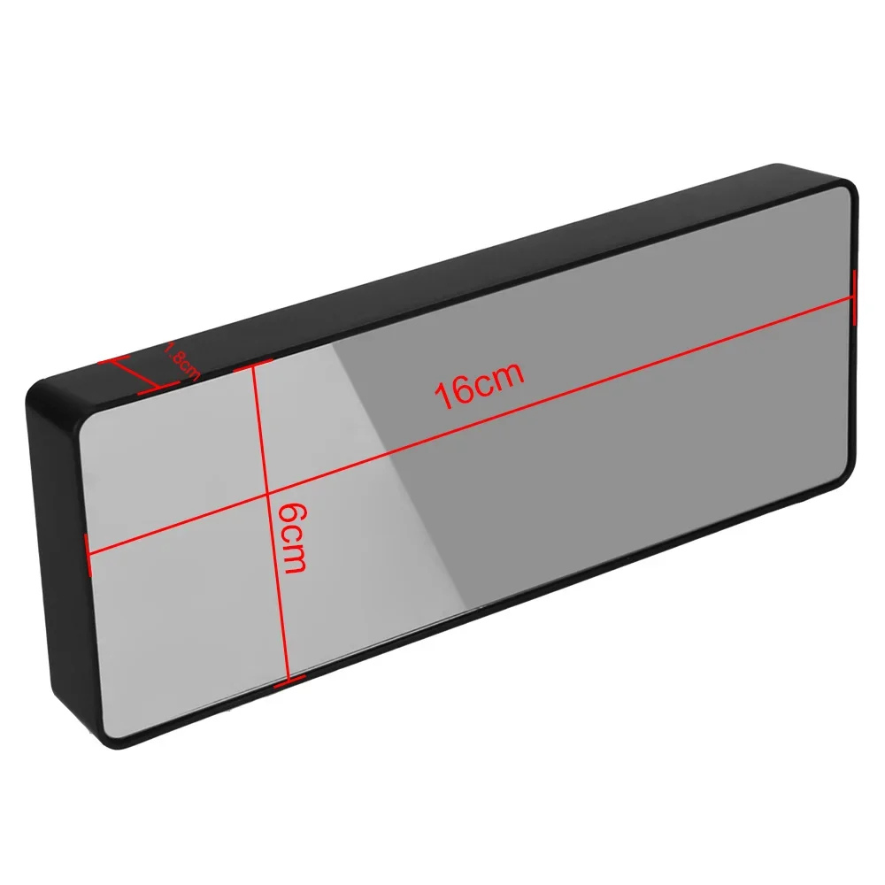 Mirrored LED Bedside Clock – Time, Temp & Alarm Display | Thomler