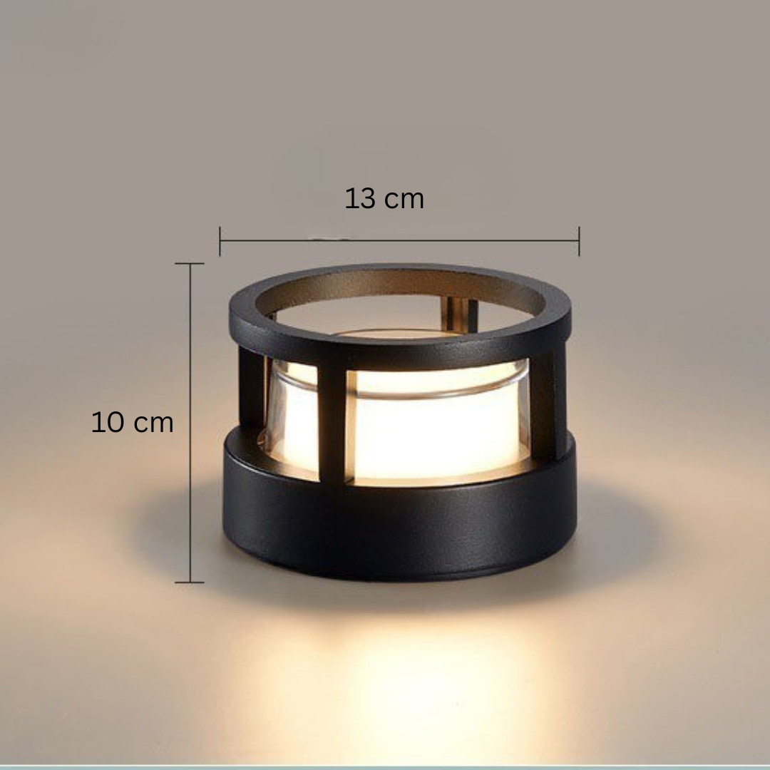 Weatherproof LED Outdoor Wall Light – Square & Round Industrial Fixture for Patio, Garden, Pathway | Thomler