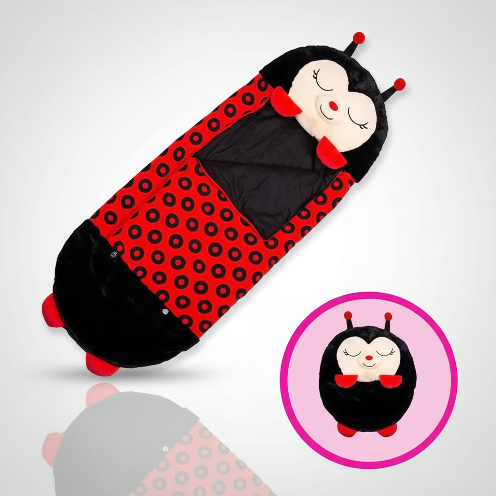 Kids' Convertible Sleeping Bag with Pillow Function in Adorable Animal Character Designs for Sleepovers Travel Nap Time Daycare Home Use Lig | Thomler