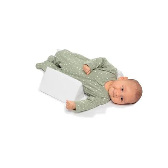 Adjustable Anti-Roll Side Sleep Wedge for Babies 0-12 Months | Memory Foam Triangle Positioner for Infants Newborns | Washable Cover | Thomler