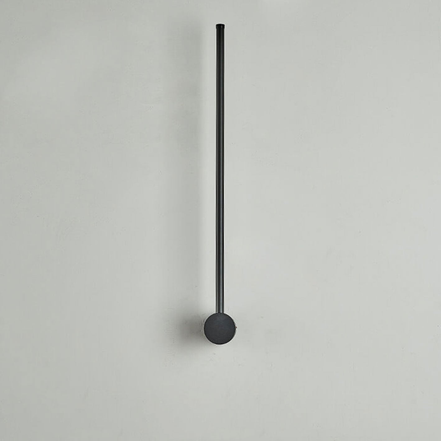 Wall Lamp Aluminium LED 80.0 cm Black Bedroom Hallway Minimalist Linear Mood Lighting Fixture | Thomler