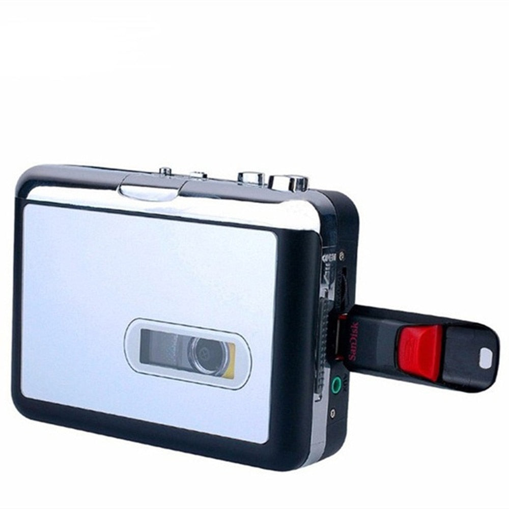 Portable Cassette Player with USB Recording – Tape to MP3 Converter for Music Digitization – Standalone Walkman with Headphone Jack for | Thomler
